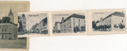 Baja, Városháza, Diamant Lajos üzlete. leporellolap 10 képpel (Rb)