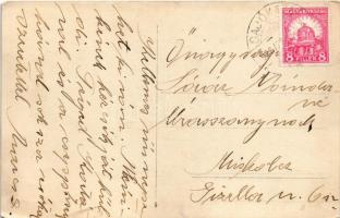 1928 Sajókaza, Világháborús emlékmű, hősök szobra. photo (fl)