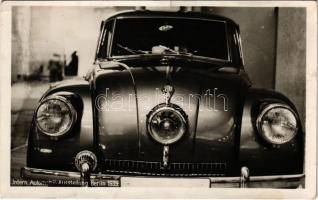 1939 International Automobil-Ausstellung Berlin / International Automobile Exhibition in Berlin. Tatra automobile + So. Stpl. (kis szakadás / small tear)