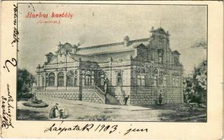 1903 Barka, Borka (Gömör); Zichy-Ferraris kastély / castle (Rb)