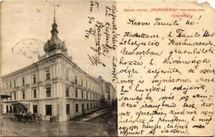 1910 Temesvár, Timisoara; Grand Hotel Hungária szálloda / hotel (b)