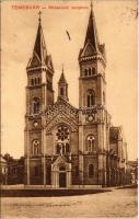 1910 Temesvár, Timisoara; Gyárváros, Millenniumi templom. Moravetz Testvérek kiadása / Fabrica, church (EK)