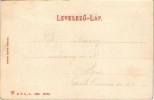 1904 Miskolc, K. k. érseki leánynevelde, zárda. Gedeon András kiadása (fl)