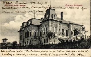 1909 Dédes (Dédestapolcsány), Gróf Serényi István kastélya. Fogyasztási szövetkezet kiadása (EK)