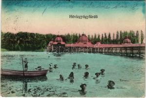 1922 Hévíz-gyógyfürdő, strand, fürdőzők (EK)