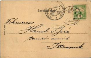 1904 Baja, M. kir. állami tanítóképző intézet. Kollár A. kiadása (EB)