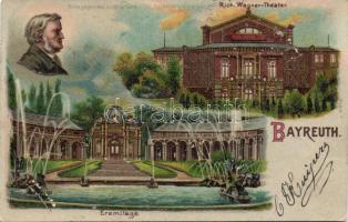 Bayreuth Wagner-theater hold to light litho (Rb)