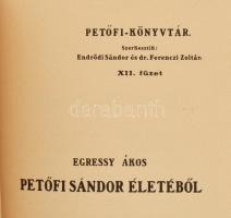Petőfi-Könyvtár XI-XII. füzet. Farkas Emőd: Petőfi élete + Egressy Ákos: Petőfi Sándor életéből. Bp....