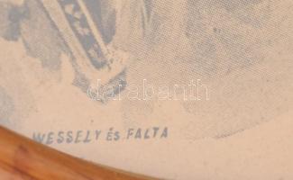 cca 1900 A király és királyné 1867-ben. Az Ország-Világ eredeti rajza. Nyomat, papír, Wessely és Fal...