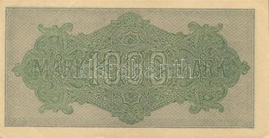 Német Birodalom / Weimari Köztársaság 1922. 1000M (5x) kis ugrású ill. egymás utáni sorszámokkal T:I
