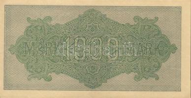 Német Birodalom / Weimari Köztársaság 1922. 1000M (5x) kis ugrású ill. egymás utáni sorszámokkal T:I