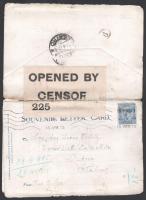 cca 1910-1920 5 db matrózokat, tengerészeket ábrázoló fotó és képes levelezőlap, közte egy megírt tá...