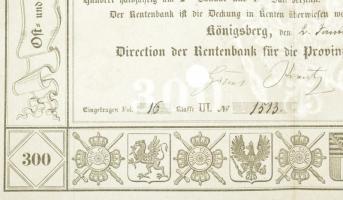Német Birodalom / Königsberg 1899. "Kelet- és Nyugat-Poroszországi Nyugdíjbank Igazgatósága&quo...