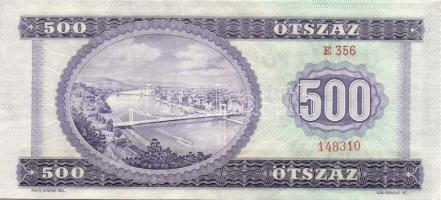 1969. 500Ft (4x) egymás utáni sorszámokkal T:I