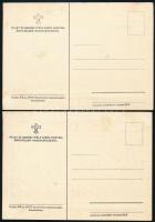 2 db erdélyi irredenta emléklap, Bánffyhunyad és Zilah "VISSZATÉRT" alkalmi bélyegzéssel, ...