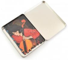 Berény Róbert: Csellózó nő festményével készült Puzzle dobozban, 100 db-os,