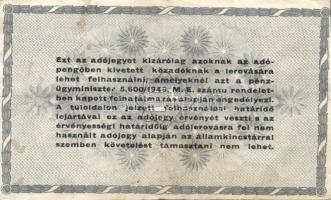 1946. 500.000.000AP 500P (4x) okirati illetékbélyeggel! Fantázia?! T:II+,II