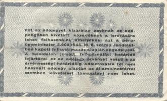 1946. 500.000.000AP 500P (4x) okirati illetékbélyeggel! Fantázia?! T:II+,II