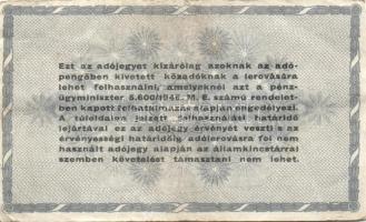 1946. 500.000.000AP 500P (4x) okirati illetékbélyeggel! Fantázia?! T:II+,II