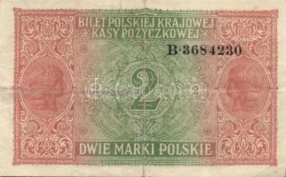 Lengyelország/Német megszállás I.V.H. 1916. 2M T:III+