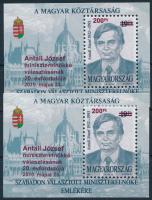 2010 2 db Antall József blokk (8.000)