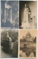 6 db régi judaika képeslap: prágai és strassbourg-i zsinagógák / 6 pre-1945 Judaika postcards. Praha and Strassbourg synagogues