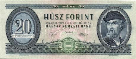 1969. 20Ft (8x) T:II+,II