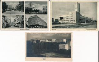 Újvidék, Novi Sad; 5 db régi képeslap vegyes minőségben / 5 pre-1945 postcards in mixed quality