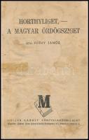 Fóthy János: Horthyliget, a magyar Ördögsziget. Bp., [1945], Müller Károly, 89+(5) p. Átkötött kartonált papírkötésben, sérült, ragasztott címlappal, foltos lapokkal.