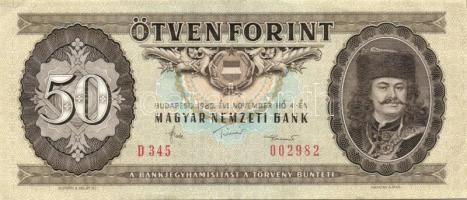 1986. 50Ft (8x) T:II+,II