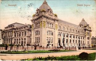 Bucharest, Bukarest, Bucuresti, Bucuresci; Palatul Postelor / post office (EK)