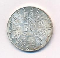 Ausztria 1972. 50Sch Ag "100 éves a Mezőgazdasági Főiskola" T:1- 
Austria 1972. 50 Schill...