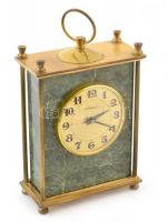 Weimar asztali óra, mechanikus szerkezettel, nem működik, m: 17 cm