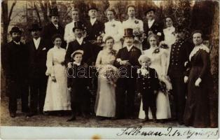 1903 Sollenau, wedding. photo (EK)