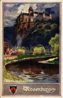 Rosenburg (Rosenburg-Mold), Schloss / castle. Deutsche Schulverein Karte Nr. 179. (EK)