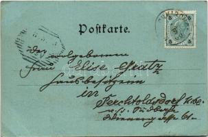 1900 Mönichkirchen, general view at night. Verlag Alois Pelnitschar (EK)