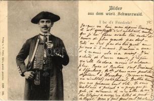 1898 (Vorläufer) I be dr Friederle! Bilder aus dem württ. Schwarzwald / German folklore (EK)