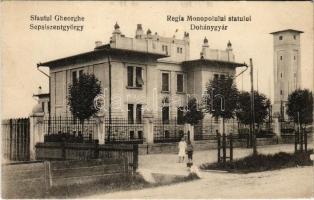 Sepsiszentgyörgy, Sfantu Gheorghe; Dohánygyár. Klein Jenő kiadása / Regia Monopolului statului / tobacco factory (EK)