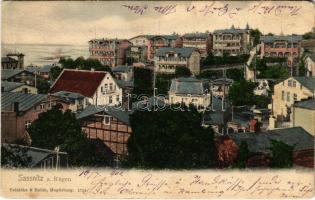 1902 Sassnitz (Rügen), general view with villas (EK)