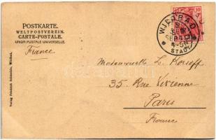 1904 Bad Wildbad, Kernerstrasse / street view, villa (EK)