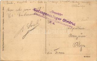 1915 Friedrichroda, Villenpartie / villa + "Geprüft Gefangenenlager Ohrdruf Kriegsgefangenen-Se...