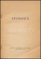 Spinoza. Szerk.: Hajdu Gabriella. A Spinoza-szemelvényeket ford.: Kiss Géza. Bukarest, 1953, Állami ...