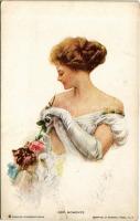 1913 Odd Moments Lady art postcard. Reinthal & Newman Series 101. s: Harrison Fisher (szakadás / tear)