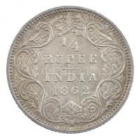 Brit-India 1842. 1/4R Ag Viktória (2,92g) T:1-,2 British India 1842. 1/4 Rupee Ag Victoria (2,92g) C:AU,XF Krause KM#470