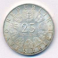 Ausztria 1967. 25Sch Ag "250 éve született Mária Terézia" T:1- patina, kis ph
Austria 196...