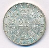 Ausztria 1967. 25Sch Ag "250 éve született Mária Terézia" T:1- patina, kis ph
Austria 196...