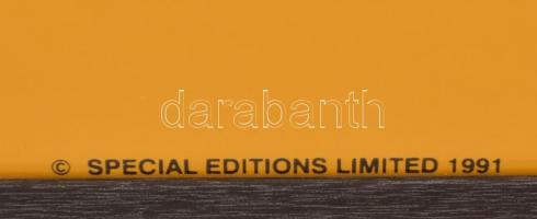 Playboy's Keith Haring 1991. Nagy méretű plakát keretben. Ofszet, papír, 45x60 cm