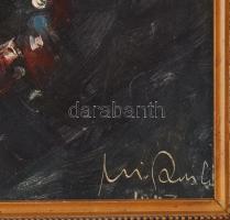 Mikus Gyula (1905 - 1996): Női portré. Olaj, farost. Jelzett. Keretben 34x44 cm