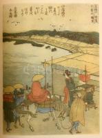 Katsushika Hokusai, Hokuszai (1760-1849): fametszeteiről szóló illusztrált munka reprintje. Sok repr...