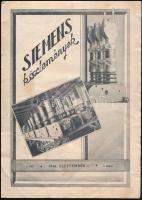 1944 Siemens közlemények c. folyóirat II. évf 1. száma, sok képpel